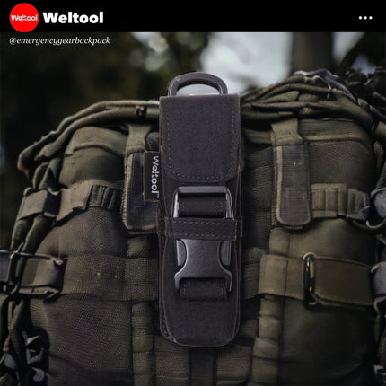 Weltool FH5 V2.0 CORDURA Flashlight Holster - Emergency Gear Backpack