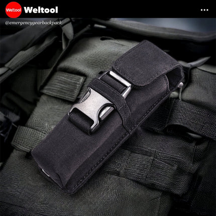 Weltool FH5 V2.0 CORDURA Flashlight Holster - Emergency Gear Backpack