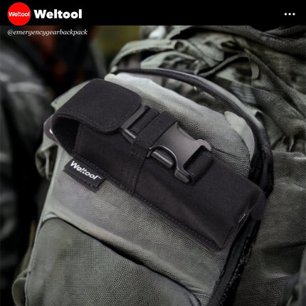 Weltool FH5 V2.0 CORDURA Flashlight Holster - Emergency Gear Backpack