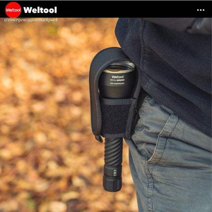 Weltool FH6 V2.0 Semi - closed Nylon Flashlight Holster for W4Pro/ W5Pro - Emergency Gear Backpack