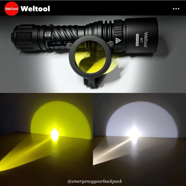 Weltool LF41Y Yellow Filter for W7/ W3 Plus - Emergency Gear Backpack