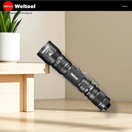 Weltool LH1 Head 686 Lumens 89,600CD 597M Tactical Flashlight - Emergency Gear Backpack