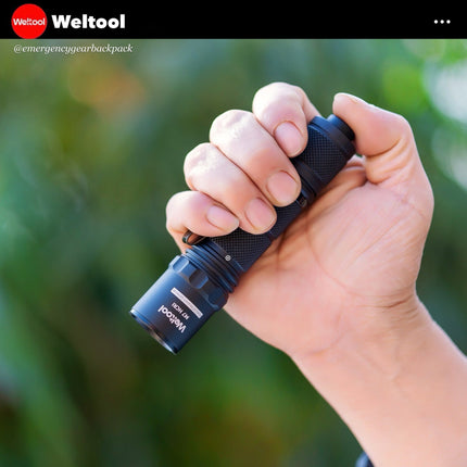 Weltool M7 HCRI CRI98 EDC Flashlight - Emergency Gear Backpack