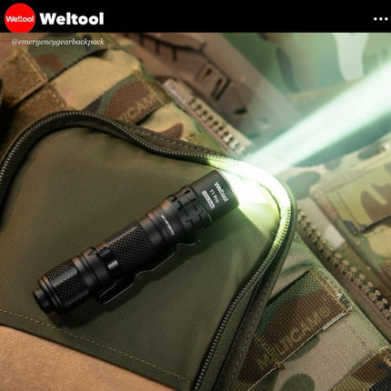 Weltool T1 Pro TAC Tactical Flashlight 540 Lumens 290M - Emergency Gear Backpack