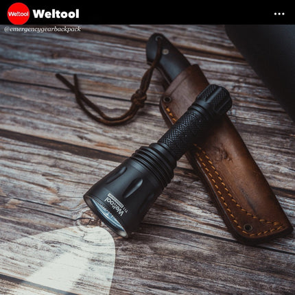 Weltool T11 Focused Long Throw Searchlight 743 Lumens 680M - Emergency Gear Backpack