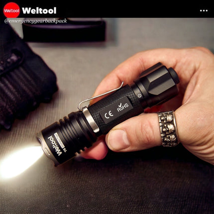 Weltool T5 420LMS 191M Compact Tactical Flashlight - Emergency Gear Backpack