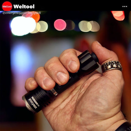 Weltool T5 420LMS 191M Compact Tactical Flashlight - Emergency Gear Backpack