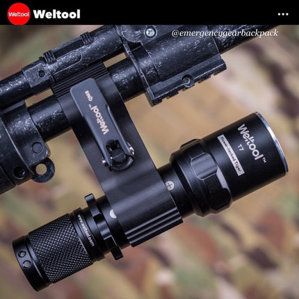 Weltool T7 Compact Tactical Flashlight 296 Lumens 201M - Emergency Gear Backpack