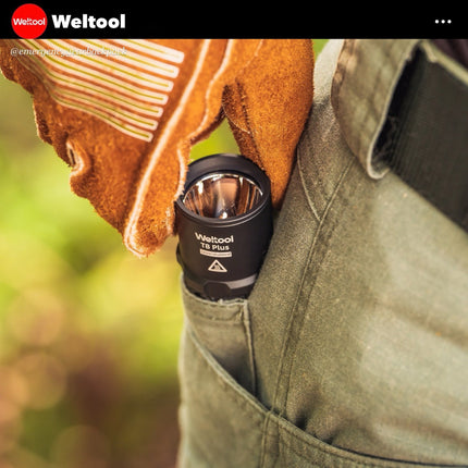 Weltool T8Plus TAC Tactical Flashlight 2180 Lumens 636M - Emergency Gear Backpack