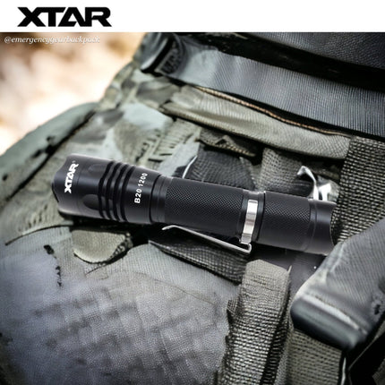 XTAR B20 1200 Sports Flashlight 1200LMS 240M - Emergency Gear Backpack