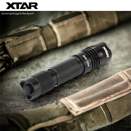 XTAR B20 1200 Sports Flashlight 1200LMS 240M - Emergency Gear Backpack