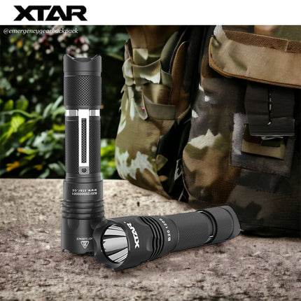 XTAR B20 1200 Sports Flashlight 1200LMS 240M - Emergency Gear Backpack