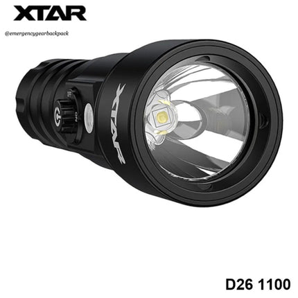 XTAR Whale D26 1100 100M Diving Flashlight Set - Emergency Gear Backpack