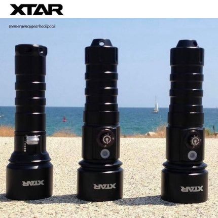 XTAR Whale D26 1100 100M Diving Flashlight Set - Emergency Gear Backpack