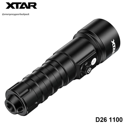 XTAR Whale D26 1100 100M Diving Flashlight Set - Emergency Gear Backpack