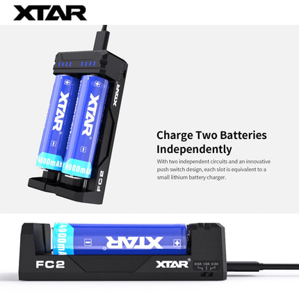 XTAR FC2 Smart Battery Charger