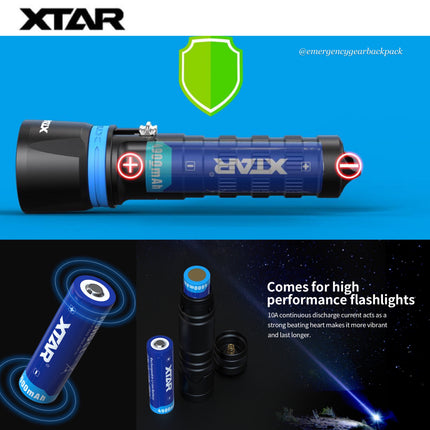 XTAR DS1 1000LMS 282M Spearfishing Diving Flashlight