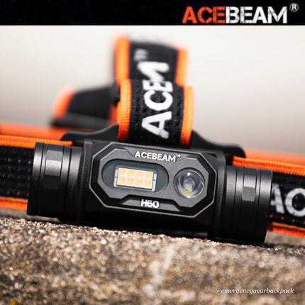 ACEBEAM H60 Full LED Spectrum Headlamp (ไม่รวมแบตเตอรี่)