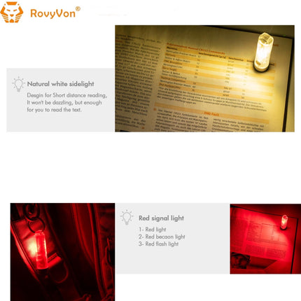 RovyVon Aurora A8x CREE XP-G3  UV/Red/White EDC Keychain Flashlight