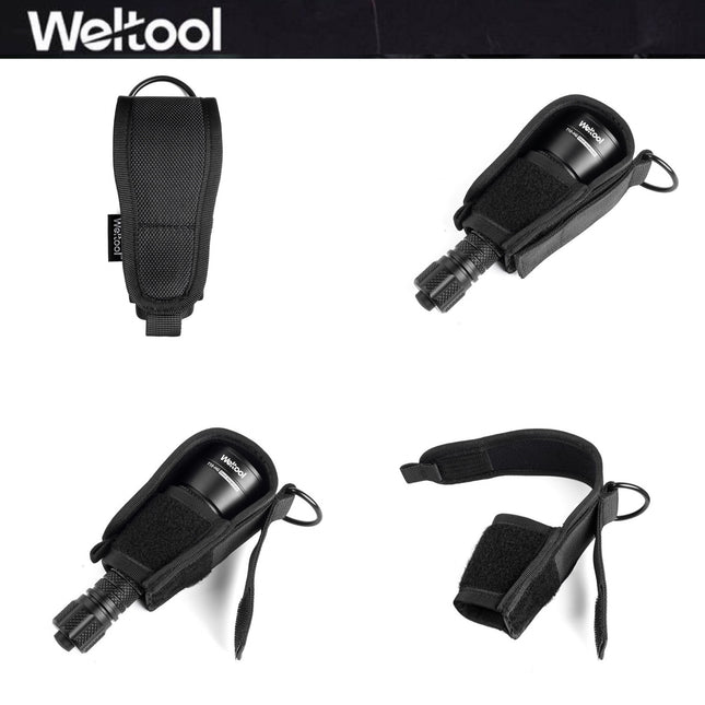 Weltool FH6 Semi-closed Nylon Flashlight Holster With Velcro Closure