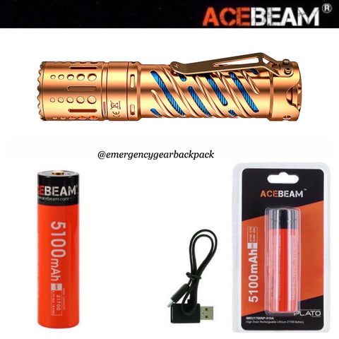 ACEBEAM E70-CU 4600LMS 240M EDC Flashlight