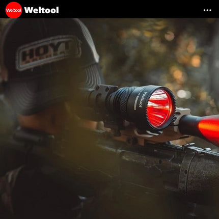 Weltool T10-HR Red Light 342 Lumens  450M Searchlight