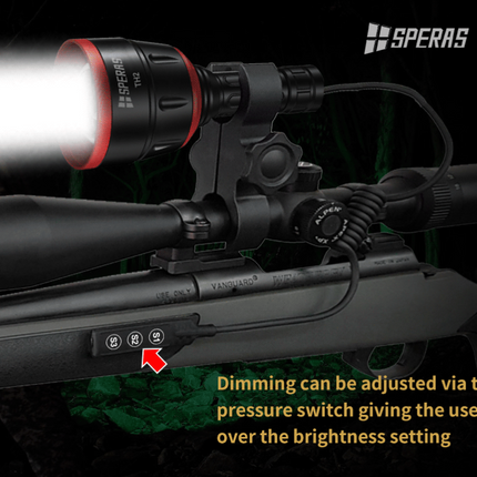 SPERAS TH2 Zoomable Tactical Flashlight