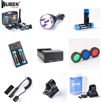 WUBEN H8 1800 Lumens 250,000CD 1000M Tactical Flashlight