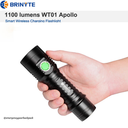 BRINYTE WT01 Apollo 1100LMS 320M Multifunction Flashlight