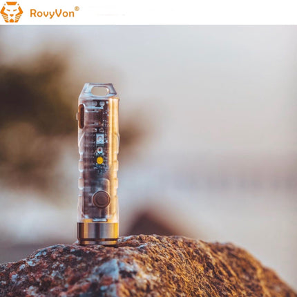 RovyVon Aurora A8x Amber/Red/Blue Multifunction EDC Keychain Flashlight