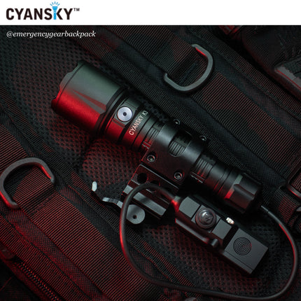 Cyansky K3 V2.0 Tactical Flashlight 2000LMS 700M