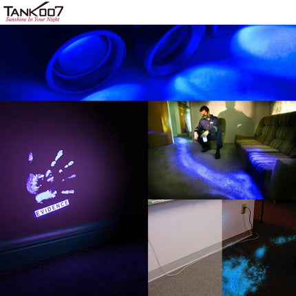 TANK007 CI05 Uniform UV LED Flashlight for CSI and Forensic