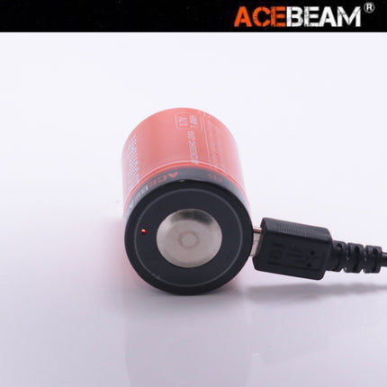 ACEBEAM ARC26350HC-200A 2000mAh 3.7V High-drain Micro USB Rechargeable Li-ion Battery