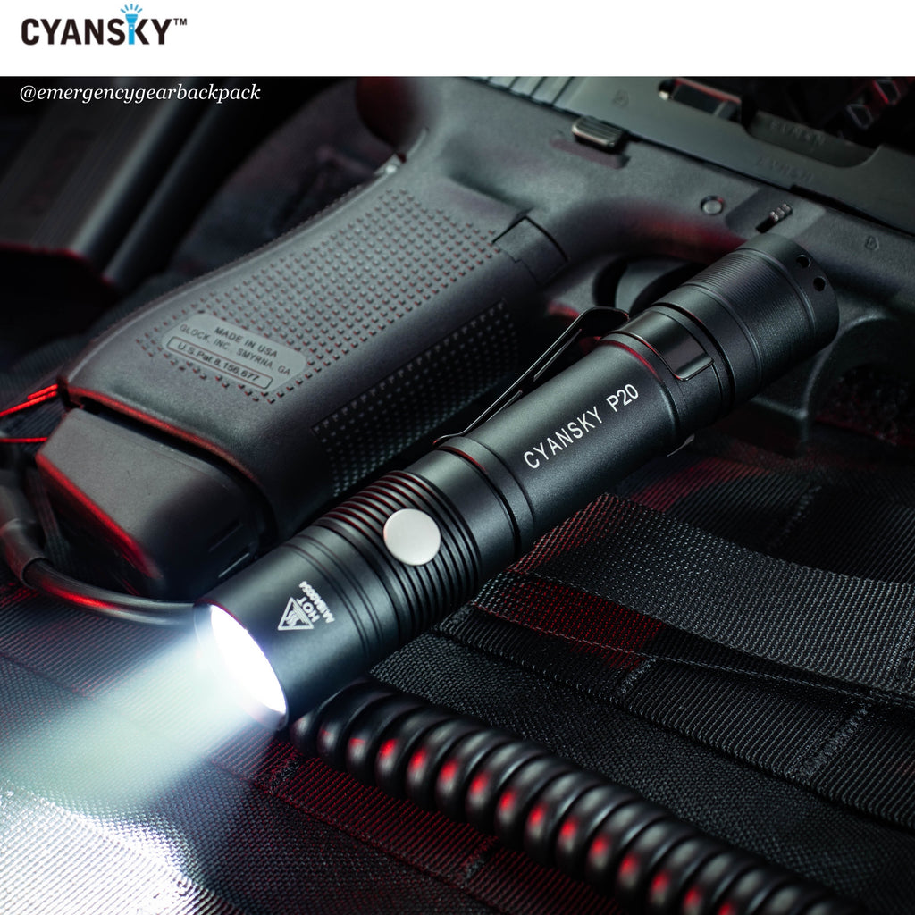 Cyansky P20 EDC Flashlight 1600LMS 240M