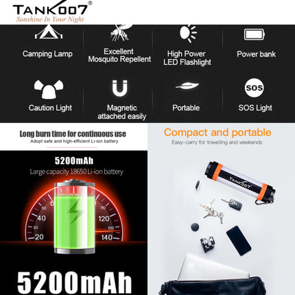 TANK007 KF3 Multi-functional Outdoor Camping Flashlight - | Emergency Gear Backpack Thailand