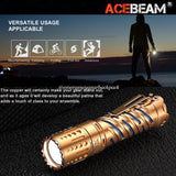 ACEBEAM E70-CU 4600LMS 240M EDC Flashlight (ไม่รวมแบตเตอรี่)