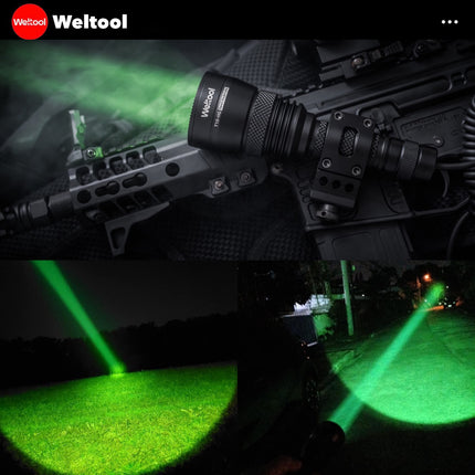 Weltool T10-HG Green Light 994 Lumens 795M Searchlight