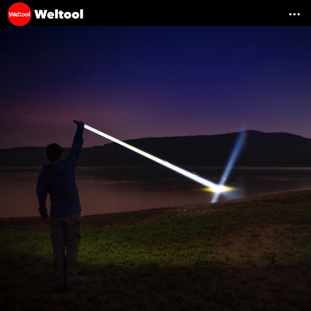 Weltool W3Pro Tactical Laser Flashlight 505LMS 363375CD 1205M