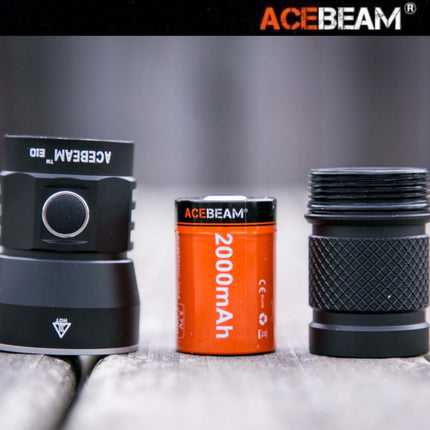ACEBEAM ARC26350HC-200A 2000mAh 3.7V High-drain Micro USB Rechargeable Li-ion Battery