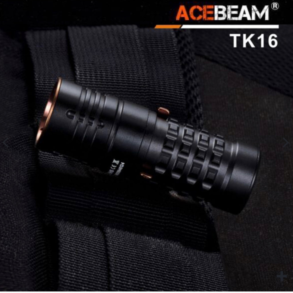 ACEBEAM TK16 AL 1300LMS 28500CD 338M EDC Flashlight