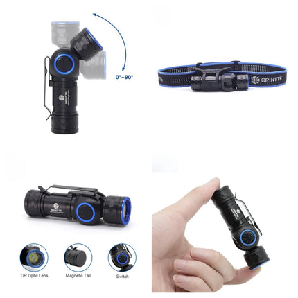 Brinyte HL16 Noctua Headlamp 520LMS 140M - | Emergency Gear Backpack Thailand