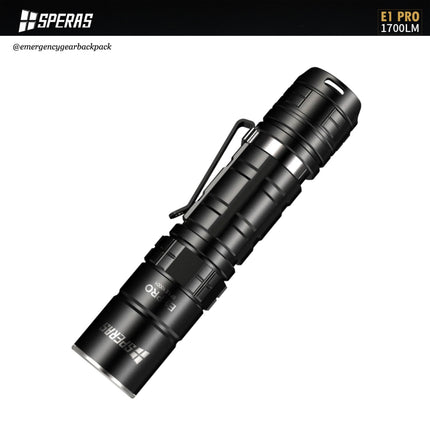 SPERAS E1 PRO 1700 Lumens 284M EDC Flashlight