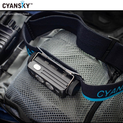 Cyansky HS6R Triple Output Headlamp 1400LMS 170M