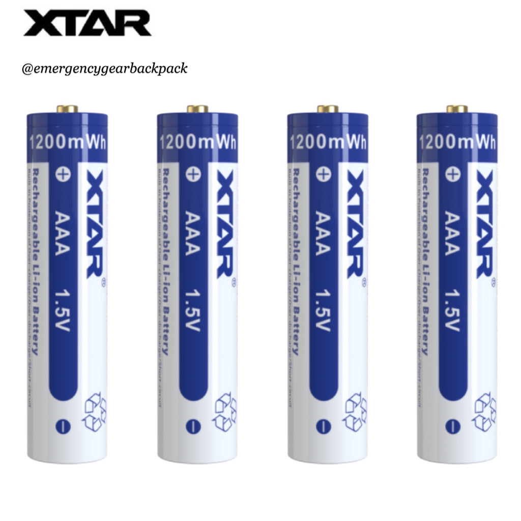 XTAR 4AAA: Batterie Li-ion, AAA (Micro), 1,5 V, lot de 4 chez