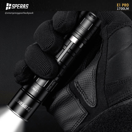SPERAS E1 PRO 1700 Lumens 284M EDC Flashlight