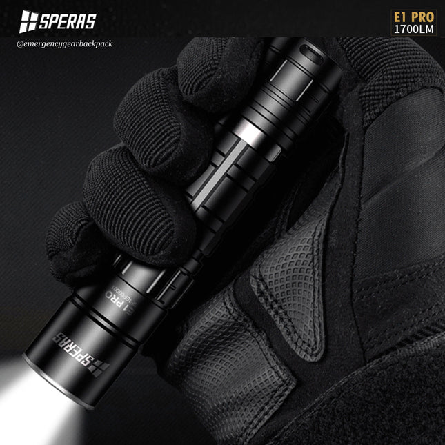 SPERAS E1 PRO 1700 Lumens 284M EDC Flashlight
