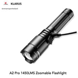 Klarus A2 Pro 1450LMS 420M Zoomable Flashlight