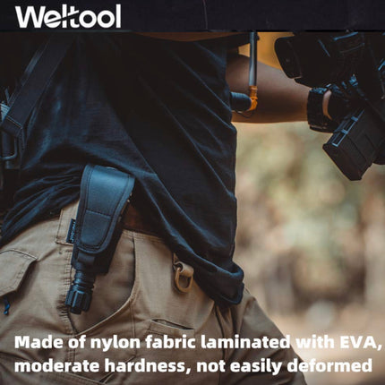 Weltool FH6 Semi-closed Nylon Flashlight Holster With Velcro Closure