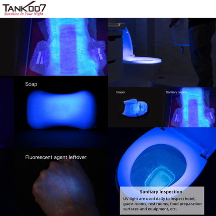 TANK007 CI05 Uniform UV LED Flashlight for CSI and Forensic