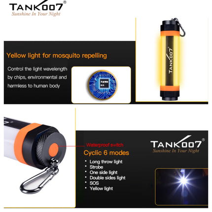 TANK007 KF3 Multi-functional Outdoor Camping Flashlight - | Emergency Gear Backpack Thailand